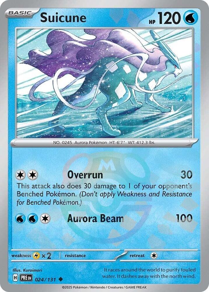 Pokemon Suicune (Master Ball) 24/131 Prismatic Evolutions