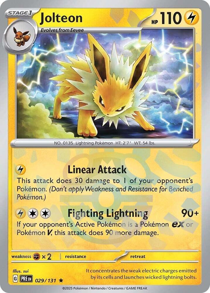 Pokemon Jolteon (Master Ball) 29/131 Prismatic Evolutions
