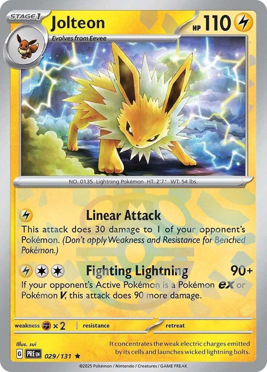 Pokemon Jolteon (Master Ball) 29/131 Prismatic Evolutions