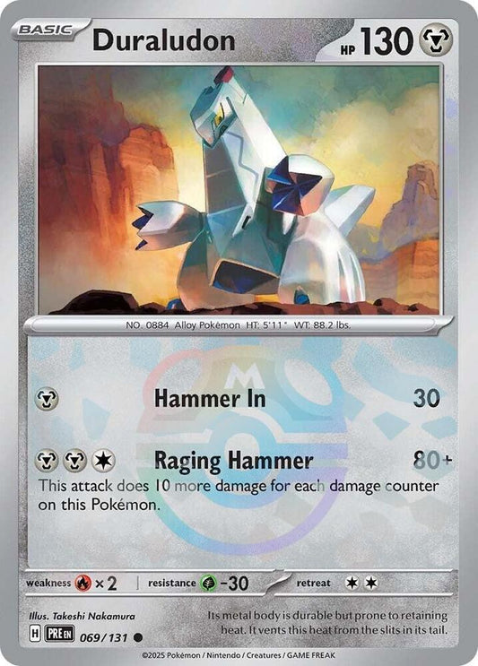 Pokemon Duraludon (Master Ball) 69/131 Prismatic Evolutions