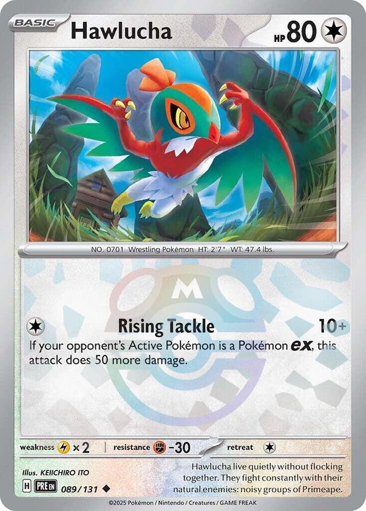 Pokemon Hawlucha (Master Ball) 89/131 Prismatic Evolutions