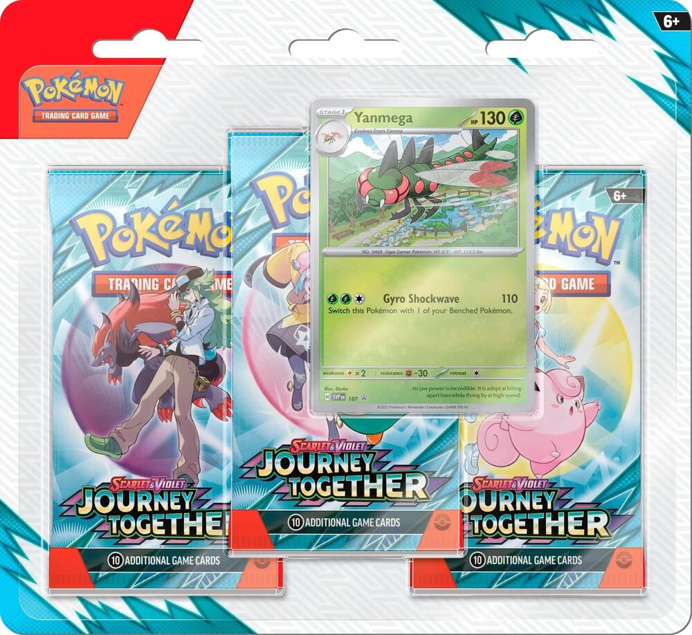 Pokémon Journey Together 3 Pack Blister