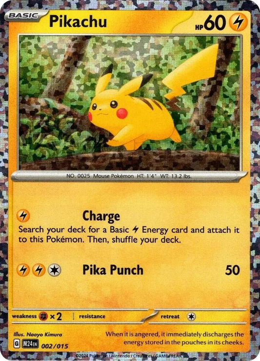 Pokemon Pikachu 2/15 McDonald's Collection 2024