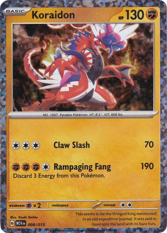 Pokemon Koraidon 8/15 McDonald's Collection 2024