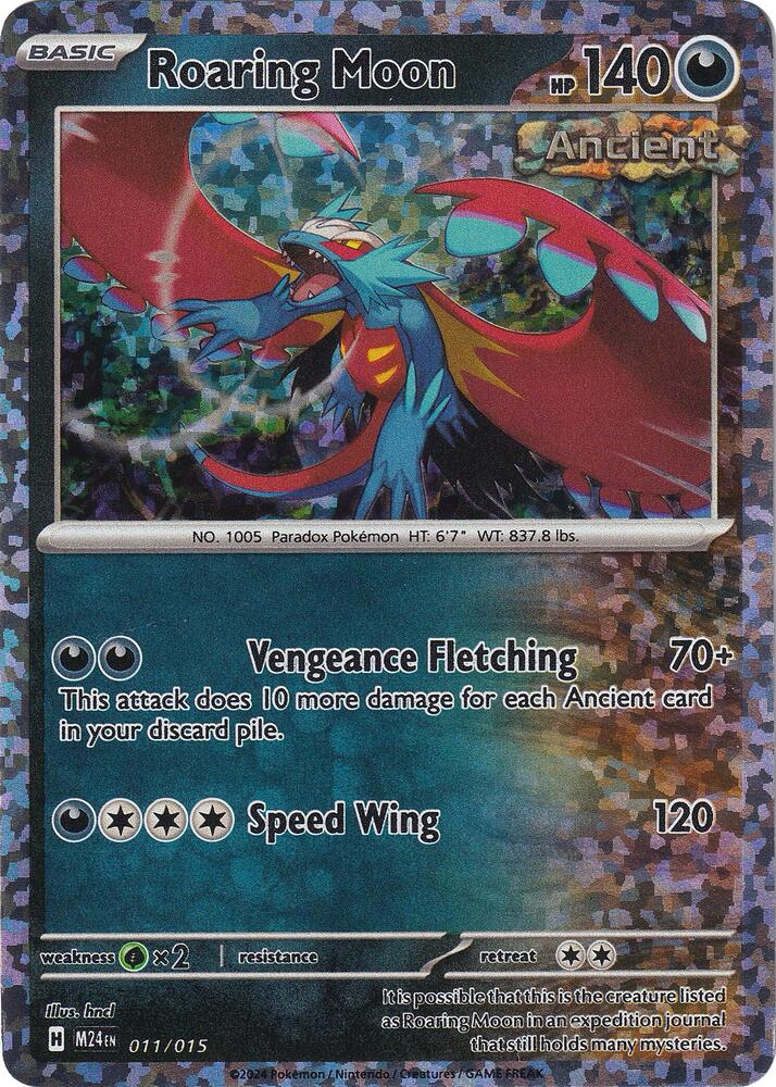 Pokemon Roaring Moon 11/15 McDonald's Collection 2024