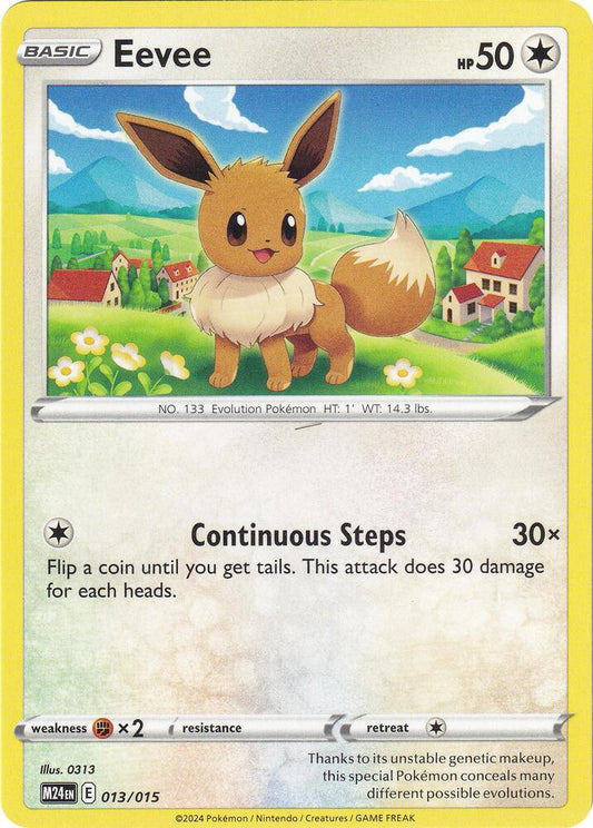 Pokemon Eevee 13/15 McDonald's Collection 2024