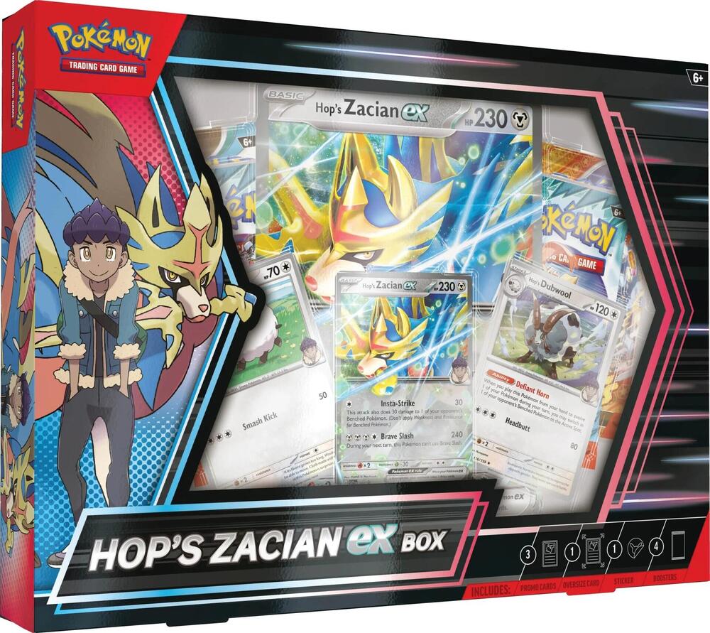 Pokémon Hop's Zacian ex Box