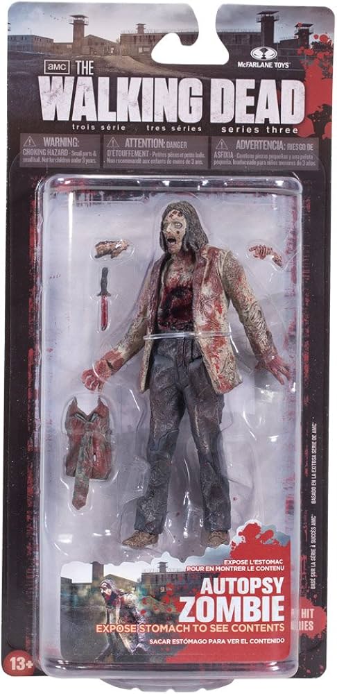 McFarlane Toys The Walking Dead Autopsy Zombie Expose Stomach Series 3 Action Figure