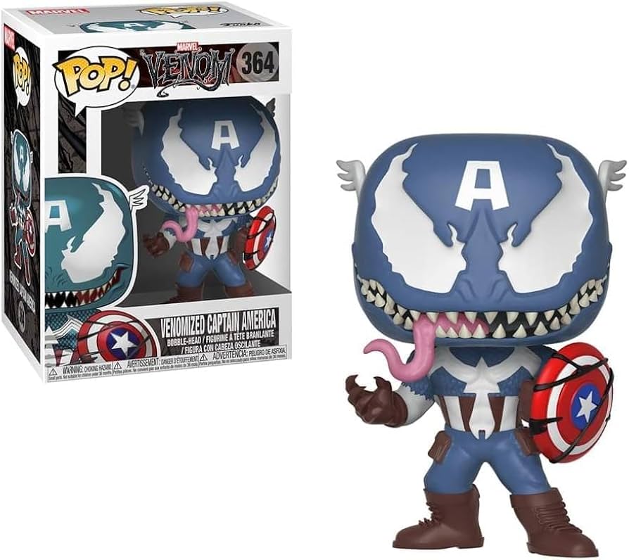 Funko Pop! Marvel Venom Venomized Captain America #364