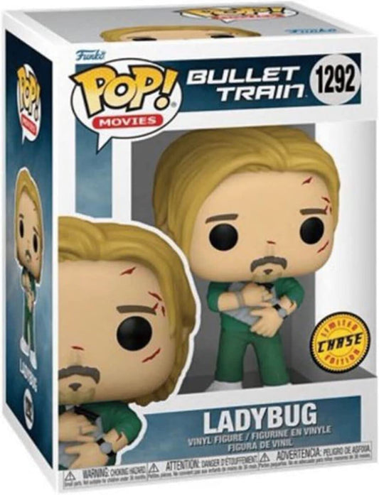 Funko Pop! Movies Bullet Train LadyBug #1292 Limited Chase