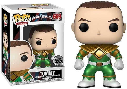 Funko Pop! Television Power Rangers - Tommy #669 Metallic Galactic Toys 25th Anniversary Exclusive