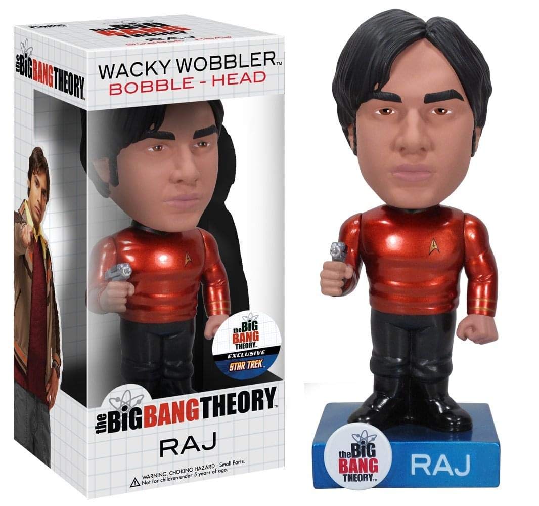 Funko Wacky Wobbler Big Bang Theory Raj Metallic Chase Bobble-Head