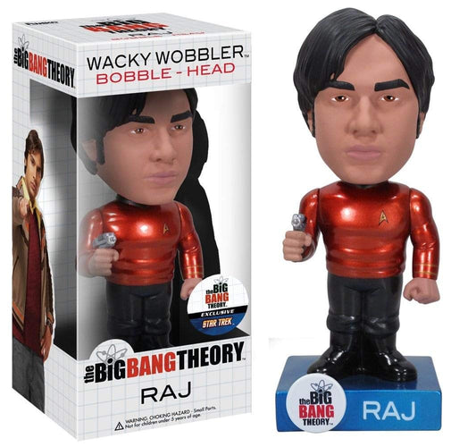 Funko Wacky Wobbler Big Bang Theory Raj Metallic Chase Bobble-Head