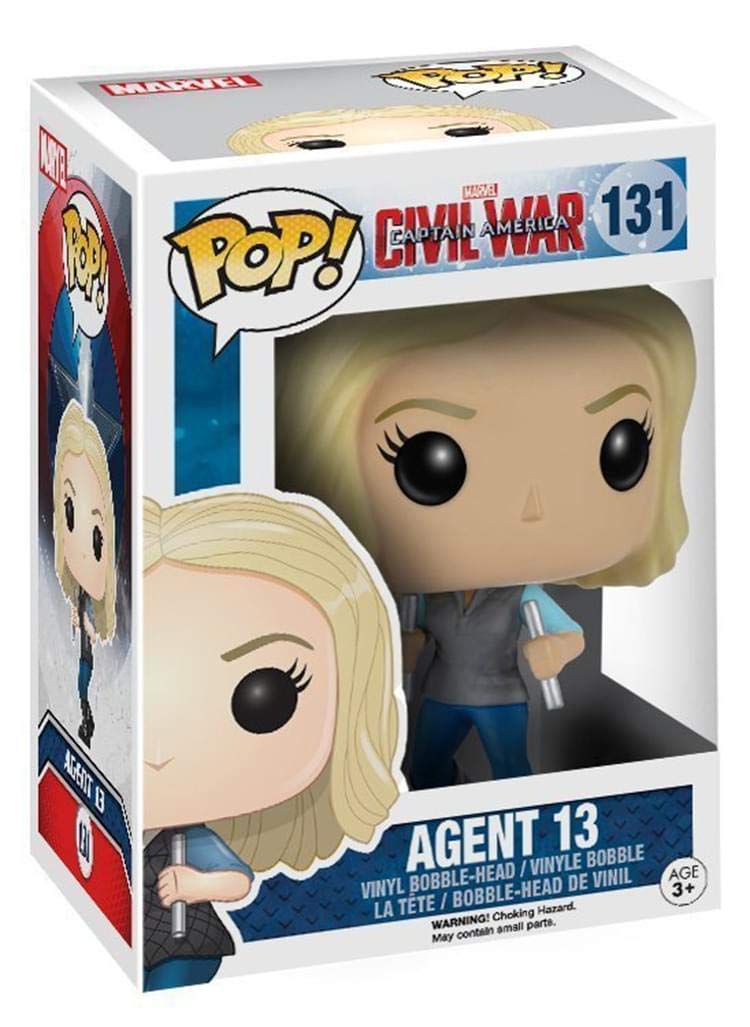 Funko Pop! Marvel Civil War Captin America Agent 13 #131