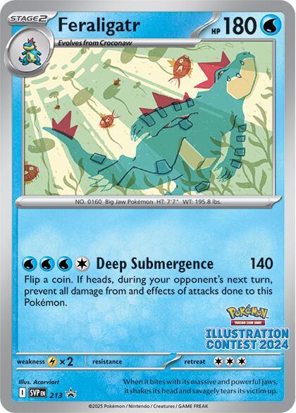 Pokemon Feraligatr 213 SVP Black Star Promos