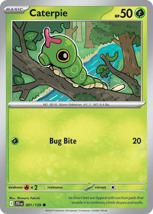 Pokemon Caterpie 1/159 Journey Together