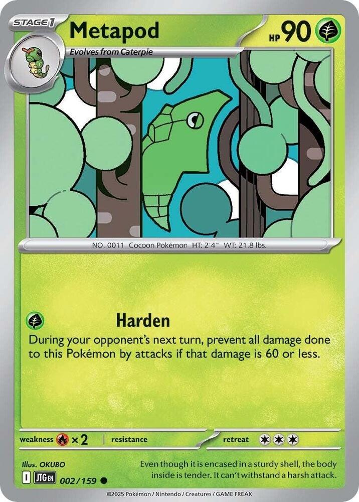 Pokemon Metapod 2/159 Journey Together