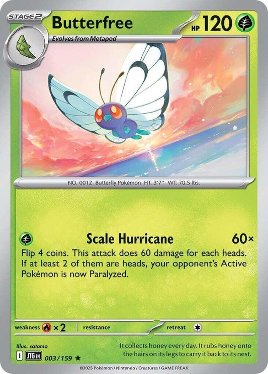 Pokemon Butterfree 3/159 Journey Together