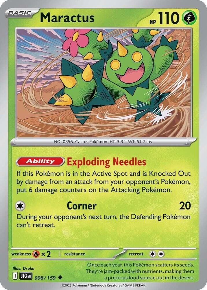 Pokemon Maractus 8/159 Journey Together