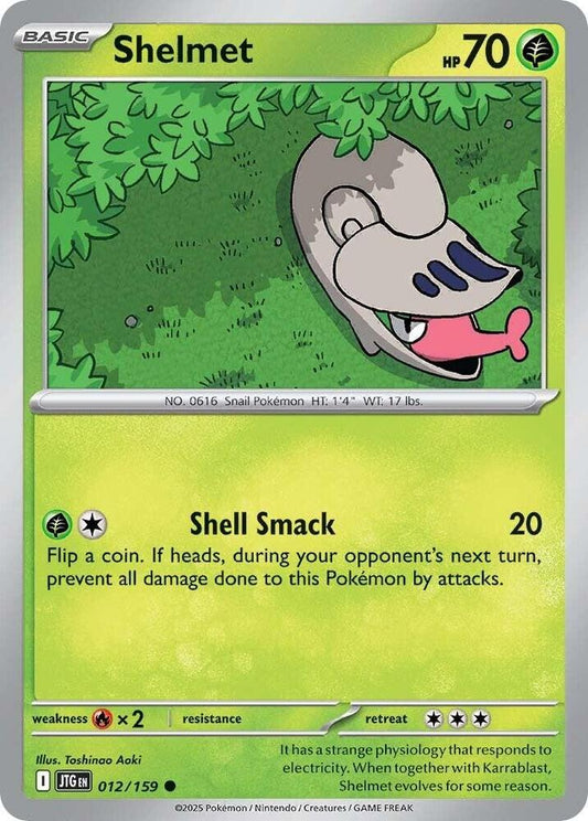 Pokemon Shelmet 12/159 Journey Together