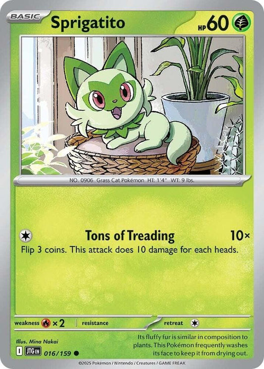 Pokemon Sprigatito 16/159 Journey Together