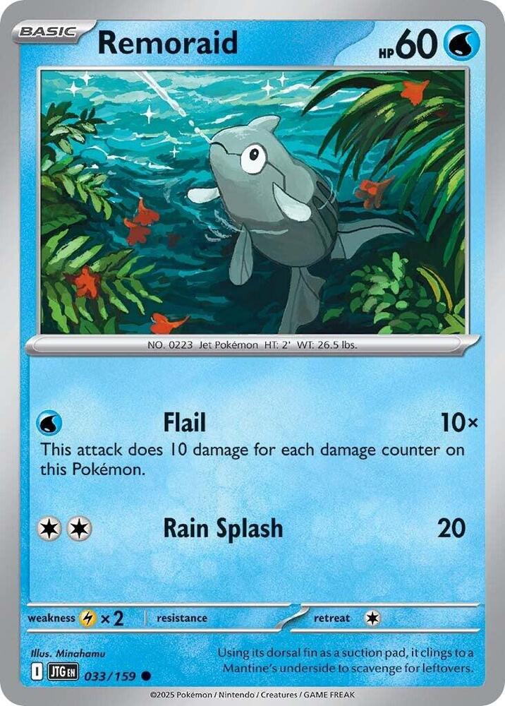Pokemon Remoraid 33/159 Journey Together