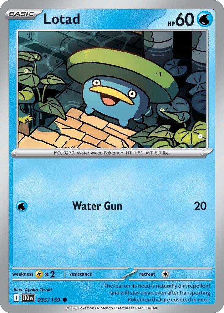 Pokemon Lotad 35/159 Journey Together