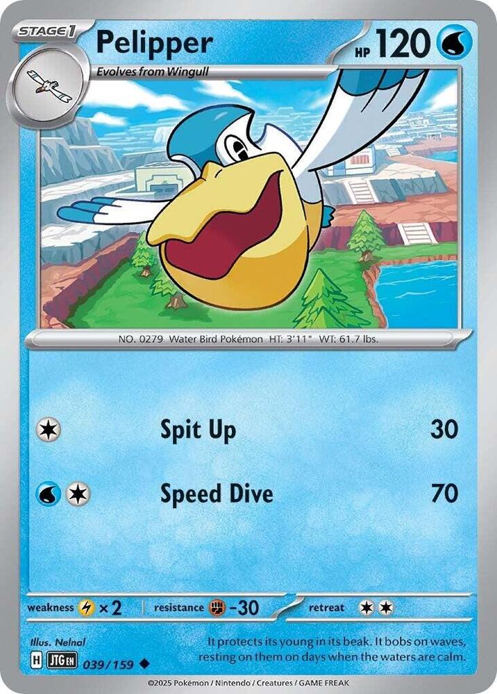Pokemon Pelipper 39/159 Journey Together