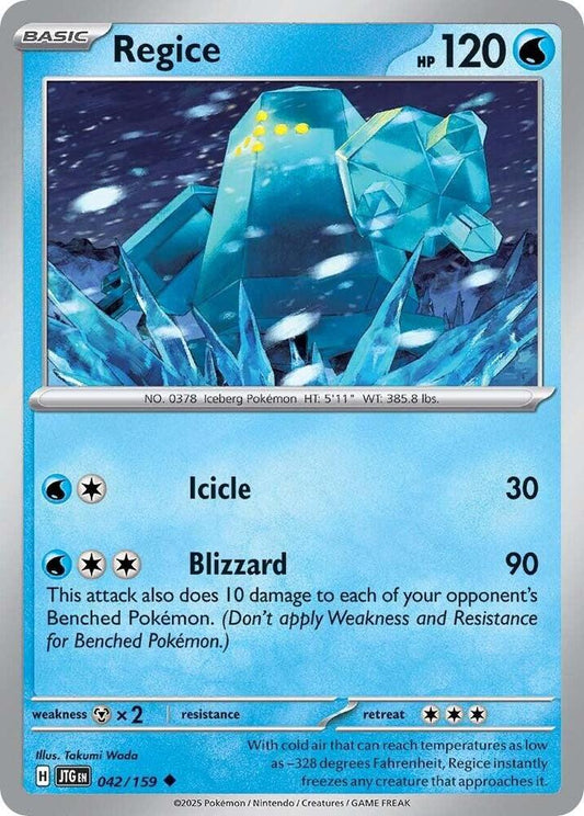 Pokemon Regice 42/159 Journey Together