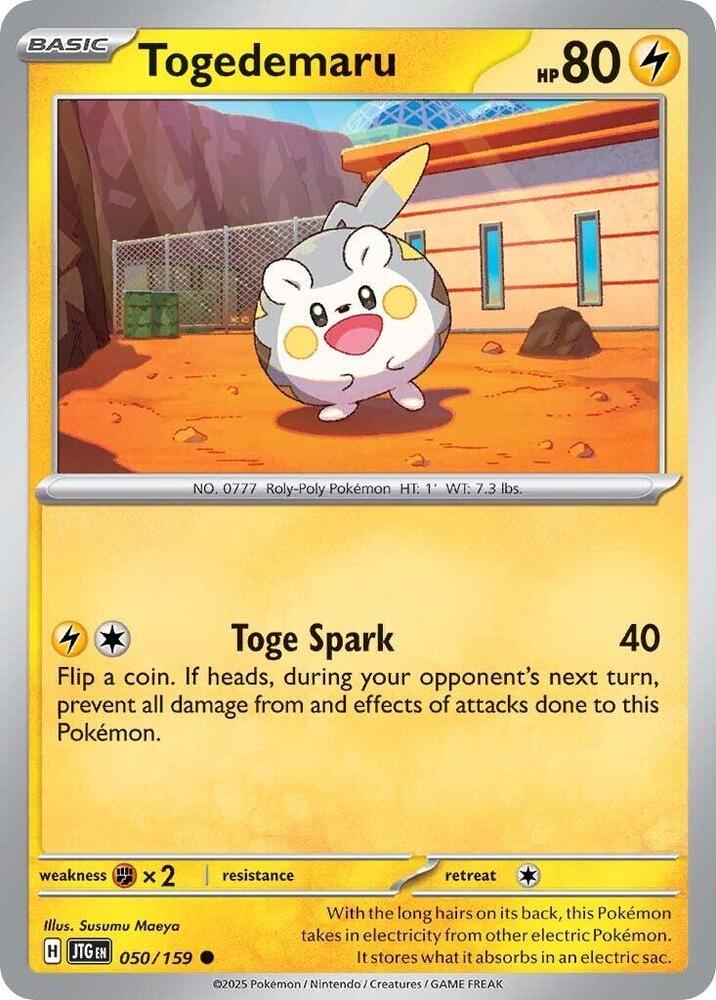 Pokemon Togedemaru 50/159 Journey Together