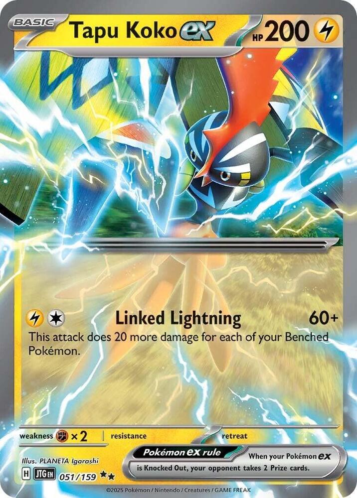 Pokemon Tapu Koko ex 51/159 Journey Together