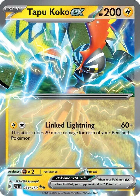 Pokemon Tapu Koko ex 51/159 Journey Together