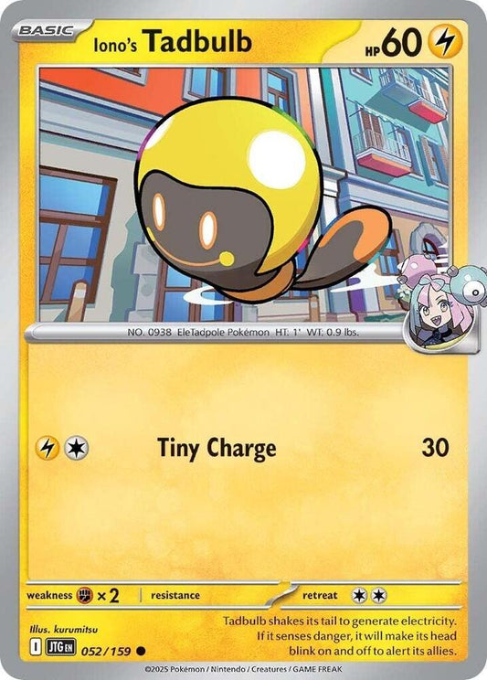 Pokemon Iono's Tadbulb 52/159 Journey Together