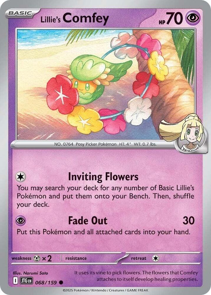 Pokemon Lillie's Comfey 68/159 Journey Together