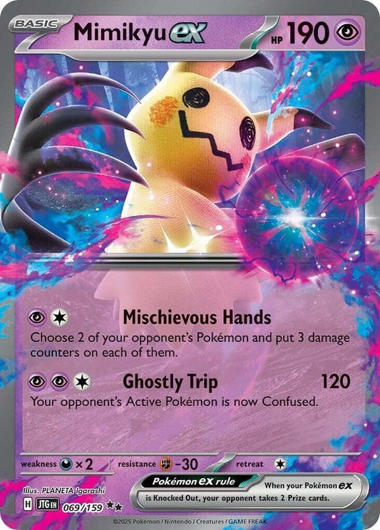 Pokemon Mimikyu ex 69/159 Journey Together