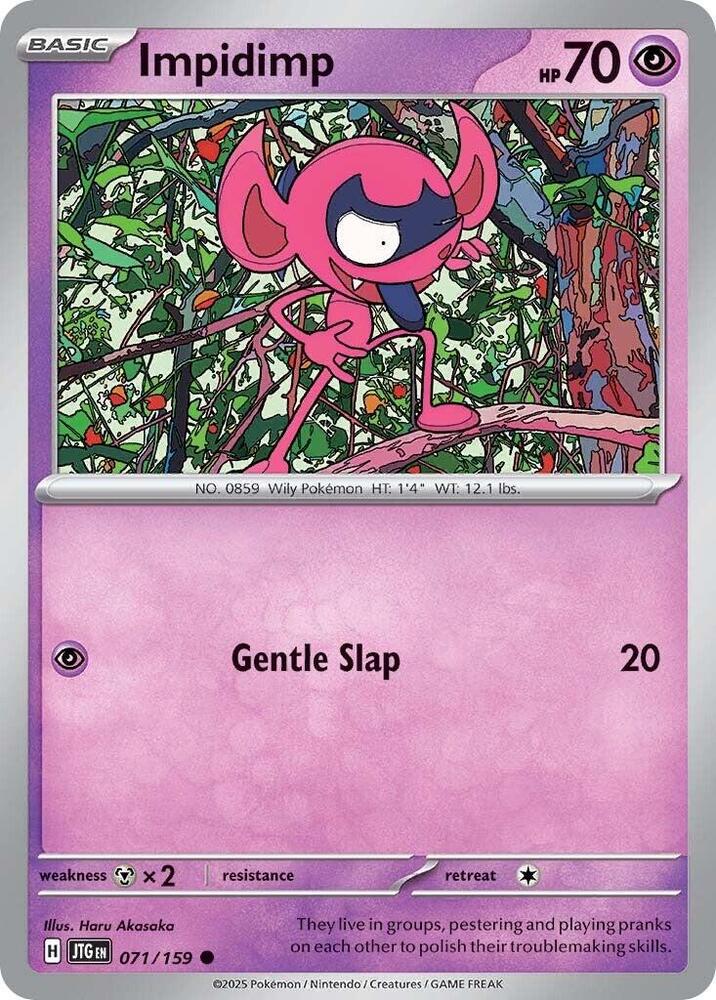 Pokemon Impidimp 71/159 Journey Together