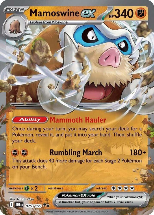 Pokemon Mamoswine ex 79/159 Journey Together