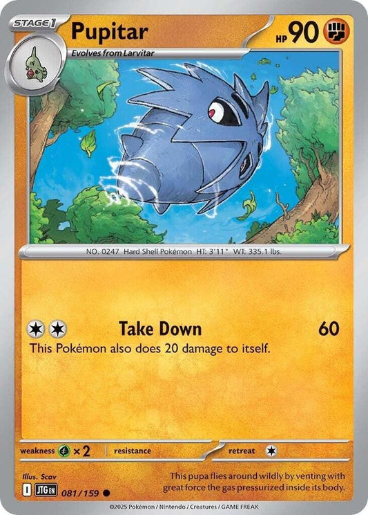 Pokemon Pupitar 81/159 Journey Together