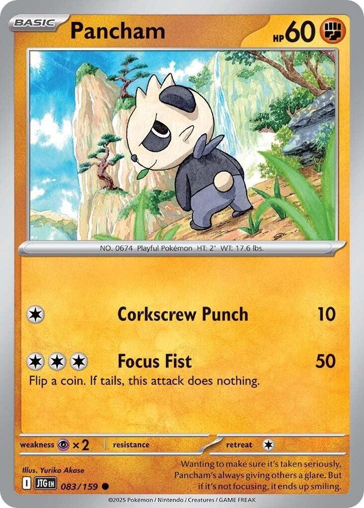 Pokemon Pancham 83/159 Journey Together