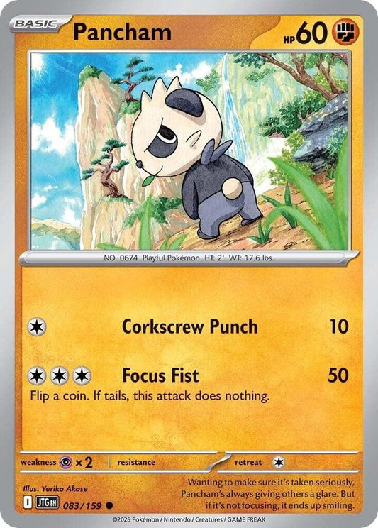 Pokemon Pancham 83/159 Journey Together