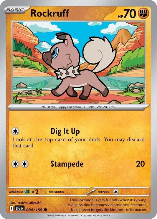 Pokemon Rockruff 84/159 Journey Together