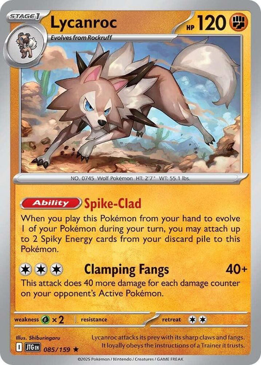 Pokemon Lycanroc 85/159 Journey Together