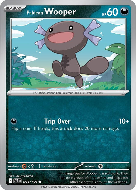 Pokemon Paldean Wooper 93/159 Journey Together