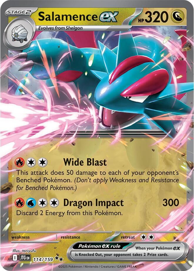 Pokemon Salamence ex 114/159 Journey Together