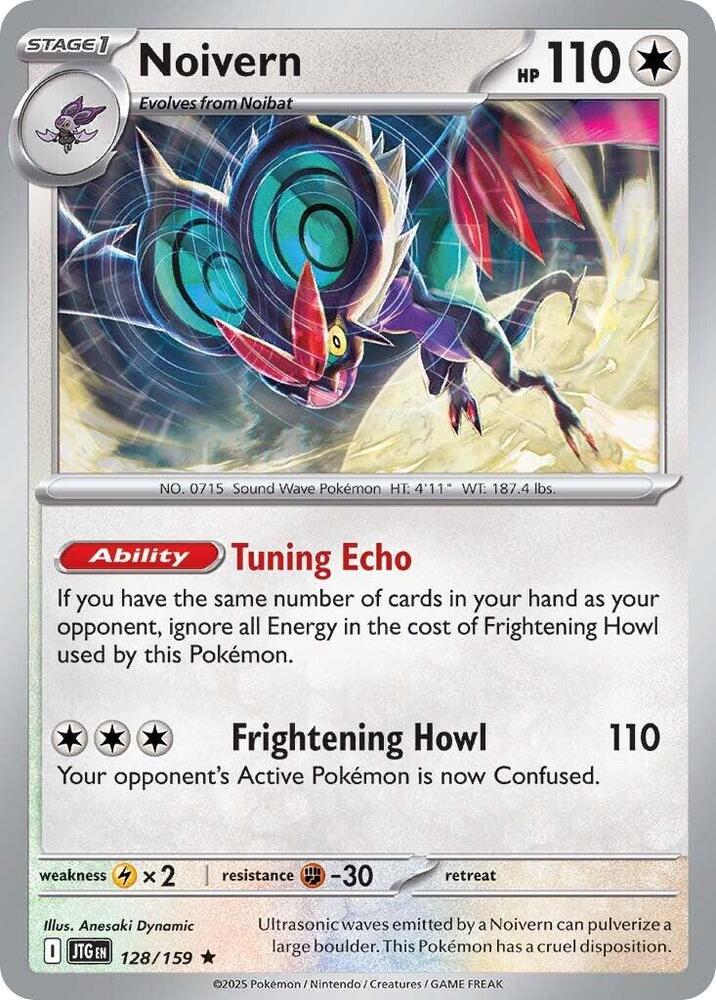 Pokemon Noivern 128/159 Journey Together