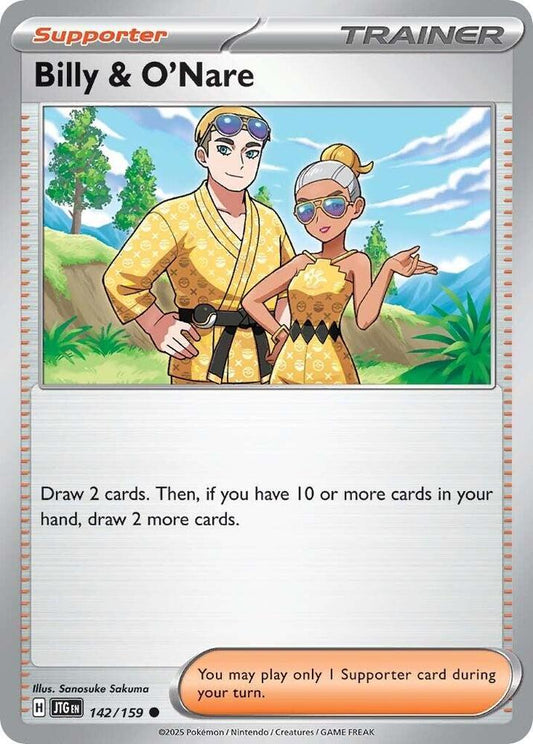 Pokemon Billy & O'Nare 142/159 Journey Together