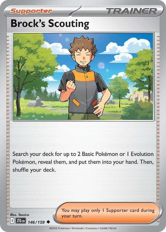 Pokemon Brock's Scouting 146/159 Journey Together