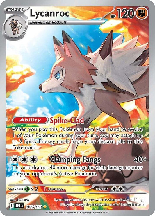 Pokemon Lycanroc 166/159 Journey Together