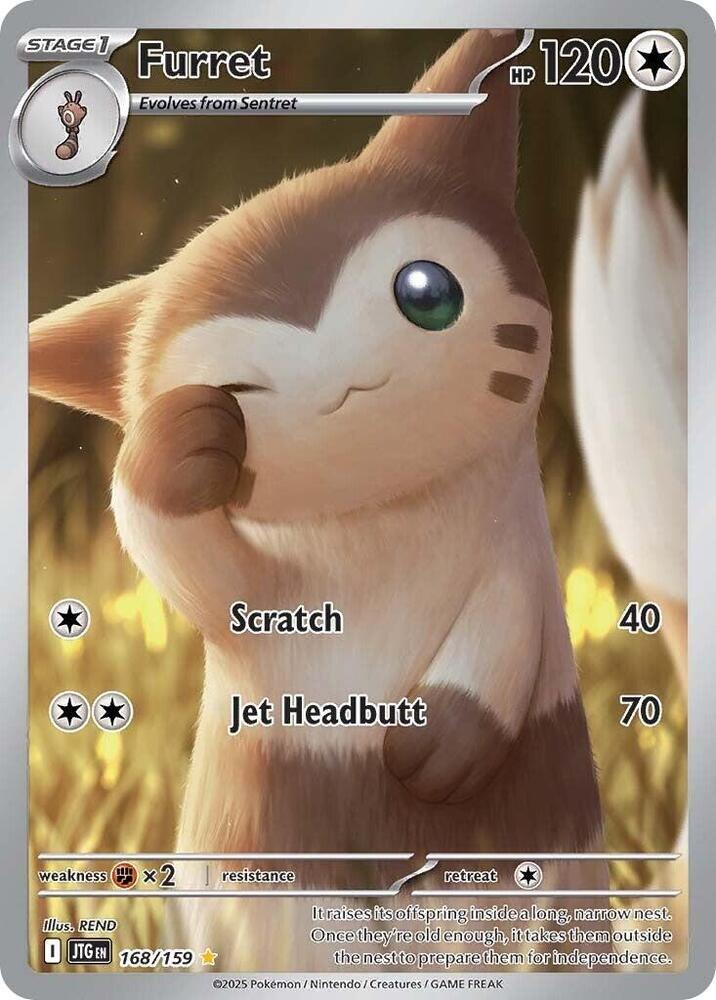 Pokemon Furret 168/159 Journey Together