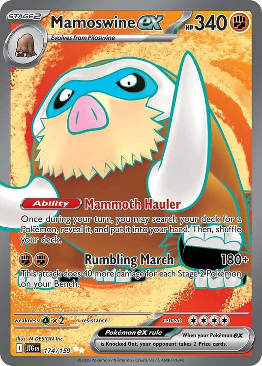 Pokemon Mamoswine ex 174/159 Journey Together